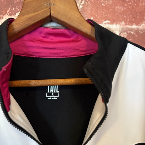 Tail Black and White Jacket with Pink Lining - Picture 3 of 6